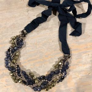J. Crew ribbon necklace